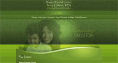 Desktop Screenshot of manveldental.com