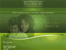 Tablet Screenshot of manveldental.com
